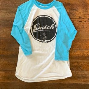 Women’s Dutch Bros “baseball tee”